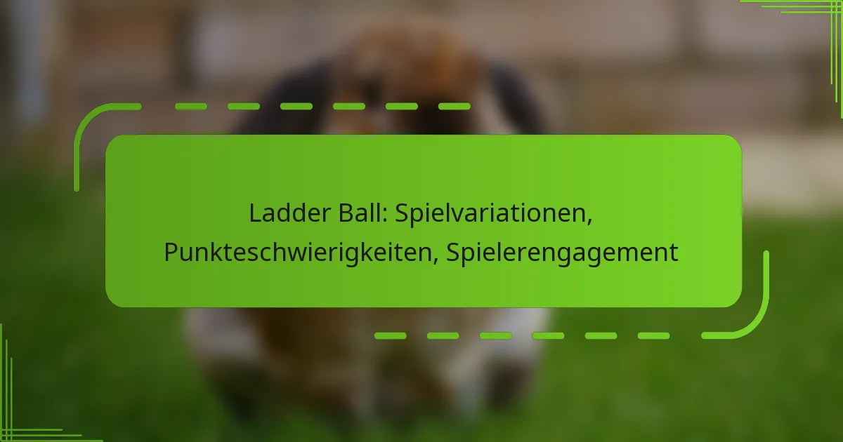 Ladder Ball: Spielvariationen, Punkteschwierigkeiten, Spielerengagement